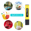 PH Meter 0.01 PH Battery Powder High Precision Water Quality EC Tester 0-14 PH Measurement Range For Aquarium Swimming Pool Digital Electric PH Meter