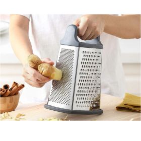 Stainless Steel Cheese Grater 9in 4 Sides, Perfect Grater For Parmesan Cheese. Vegetables, Ginger- Dishwasher Safe, Durable Random Color