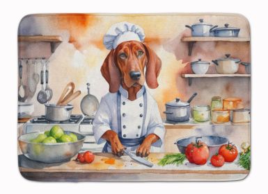 Redbone Coonhound The Chef Memory Foam Kitchen Mat Machine Washable Anti-Fatigue Mat Cushion Comfort Bath Mat or Kitchen Rug