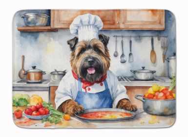 Bouvier des Flandres The Chef Memory Foam Kitchen Mat Machine Washable Anti-Fatigue Mat Cushion Comfort Bath Mat or Kitchen Rug