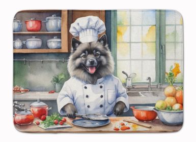 Keeshond The Chef Memory Foam Kitchen Mat Machine Washable Anti-Fatigue Mat Cushion Comfort Bath Mat or Kitchen Rug