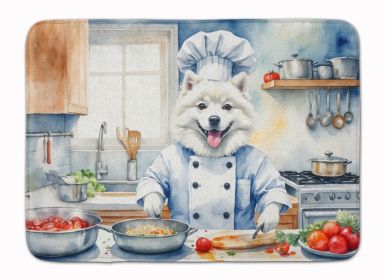 American Eskimo The Chef Memory Foam Kitchen Mat Machine Washable Anti-Fatigue Mat Cushion Comfort Bath Mat or Kitchen Rug