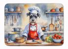 Schnauzer The Chef Memory Foam Kitchen Mat Machine Washable Anti-Fatigue Mat Cushion Comfort Bath Mat or Kitchen Rug