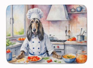 Afghan Hound The Chef Memory Foam Kitchen Mat Machine Washable Anti-Fatigue Mat Cushion Comfort Bath Mat or Kitchen Rug