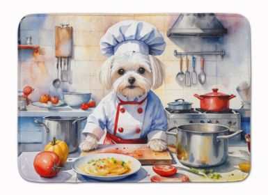 Maltese The Chef Memory Foam Kitchen Mat Machine Washable Anti-Fatigue Mat Cushion Comfort Bath Mat or Kitchen Rug