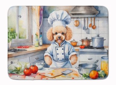 Poodle The Chef Memory Foam Kitchen Mat Machine Washable Anti-Fatigue Mat Cushion Comfort Bath Mat or Kitchen Rug