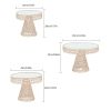 3-Tier Cupcake Stand Cake Dessert Wedding Event Party Display Plate Tower Golden