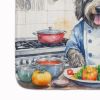 Bergamasco Sheepdog The Chef Memory Foam Kitchen Mat Machine Washable Anti-Fatigue Mat Cushion Comfort Bath Mat or Kitchen Rug