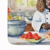 American Water Spaniel The Chef Memory Foam Kitchen Mat Machine Washable Anti-Fatigue Mat Cushion Comfort Bath Mat or Kitchen Rug