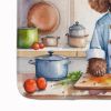 Chocolate Poodle The Chef Memory Foam Kitchen Mat Machine Washable Anti-Fatigue Mat Cushion Comfort Bath Mat or Kitchen Rug